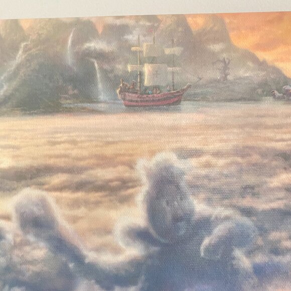 Tinker Bell And Peter Pan Fly To Neverland 16x31 - Picture 5 of 11